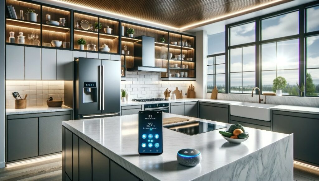 Moderne, smarte Küche